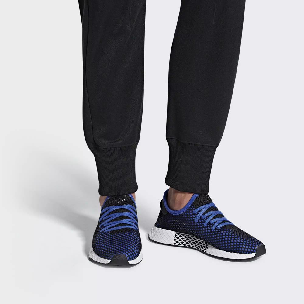 Adidas Deerupt Runner Tenis Azules Para Hombre (MX-59765)
